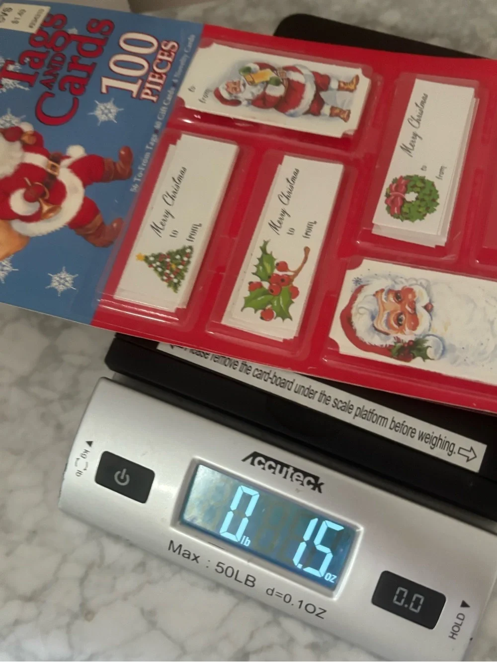 Vintage christmas Tags and Cards 100 Pieces